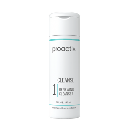 Proactiv Acne Cleanser - Benzoyl Peroxide Face Wash and Acne Treatment - Daily Facial Cleanser and Hyularonic Acid Moisturizer with Exfoliating Beads, 6 Fl Oz