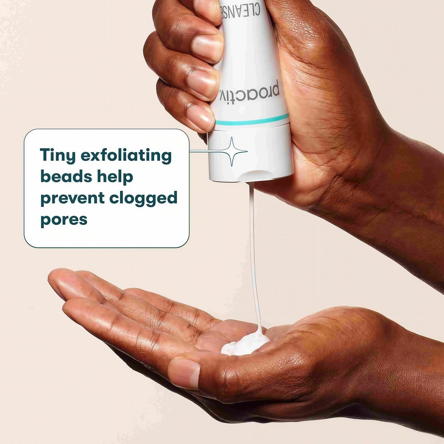 Proactiv Acne Cleanser - Benzoyl Peroxide Face Wash and Acne Treatment - Daily Facial Cleanser and Hyularonic Acid Moisturizer with Exfoliating Beads, 6 Fl Oz